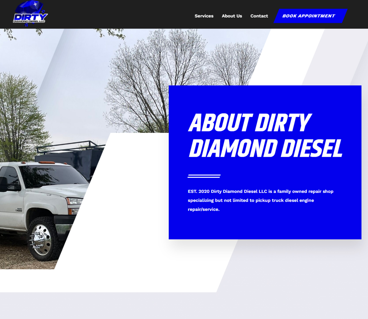 Dirty Diamond Diesel About Us Page
