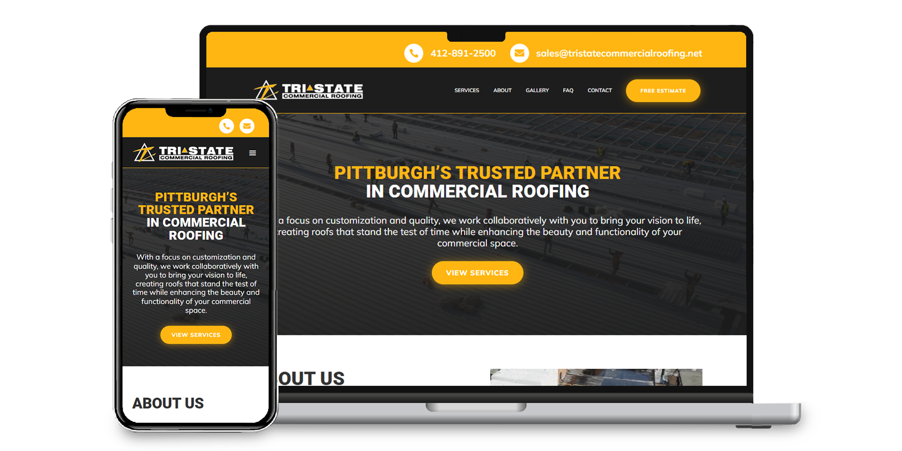 260 Roofing Website Project
