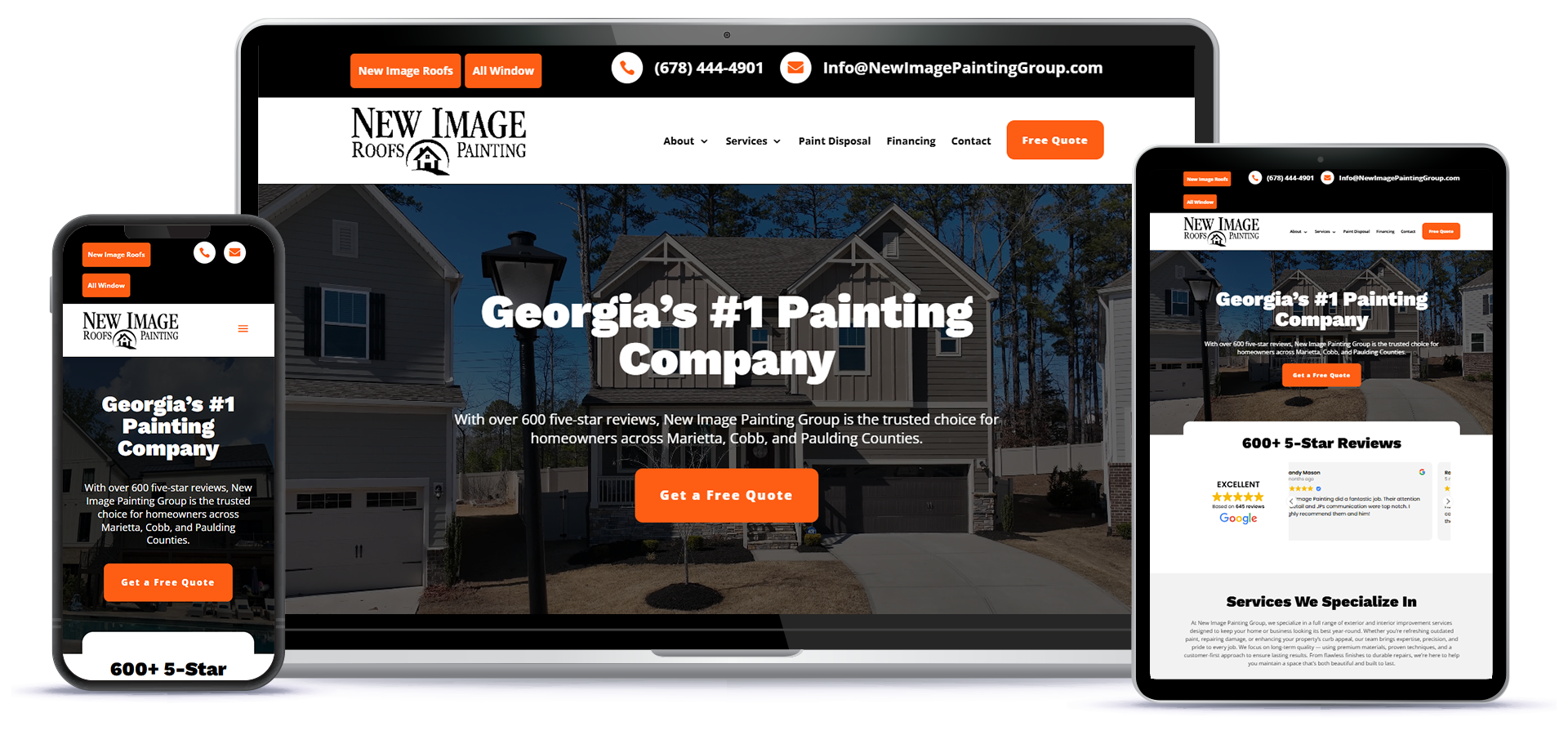 New Image Painting Group Website