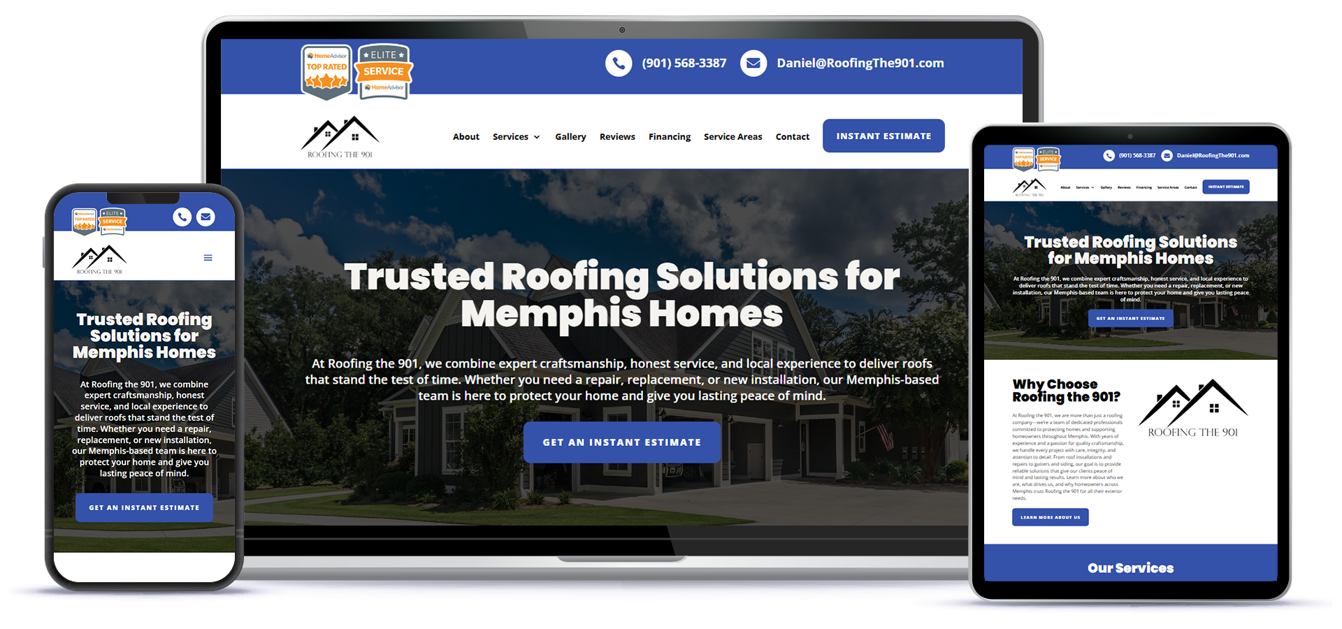 Roofing the 901 Website Thumbnail