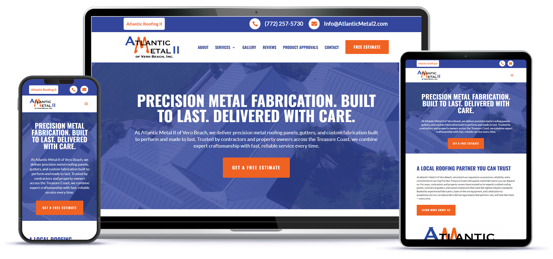 Above All Construction Website Thumbnail