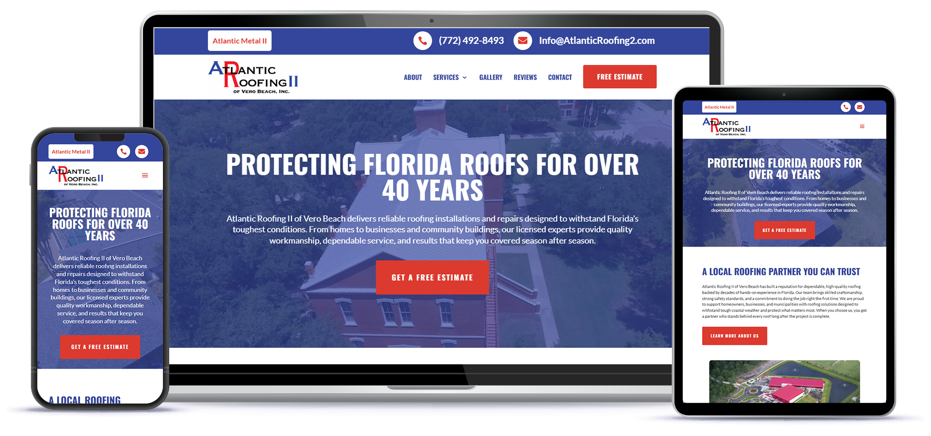 Above All Construction Website Thumbnail