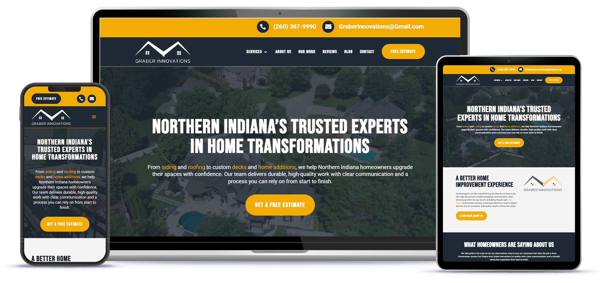 Green Grass Landscaping Website Thumbnail