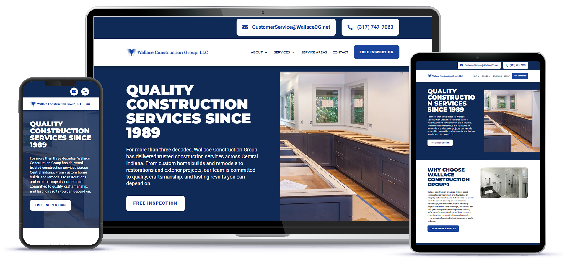 West Bay Construction Website Thumbnail