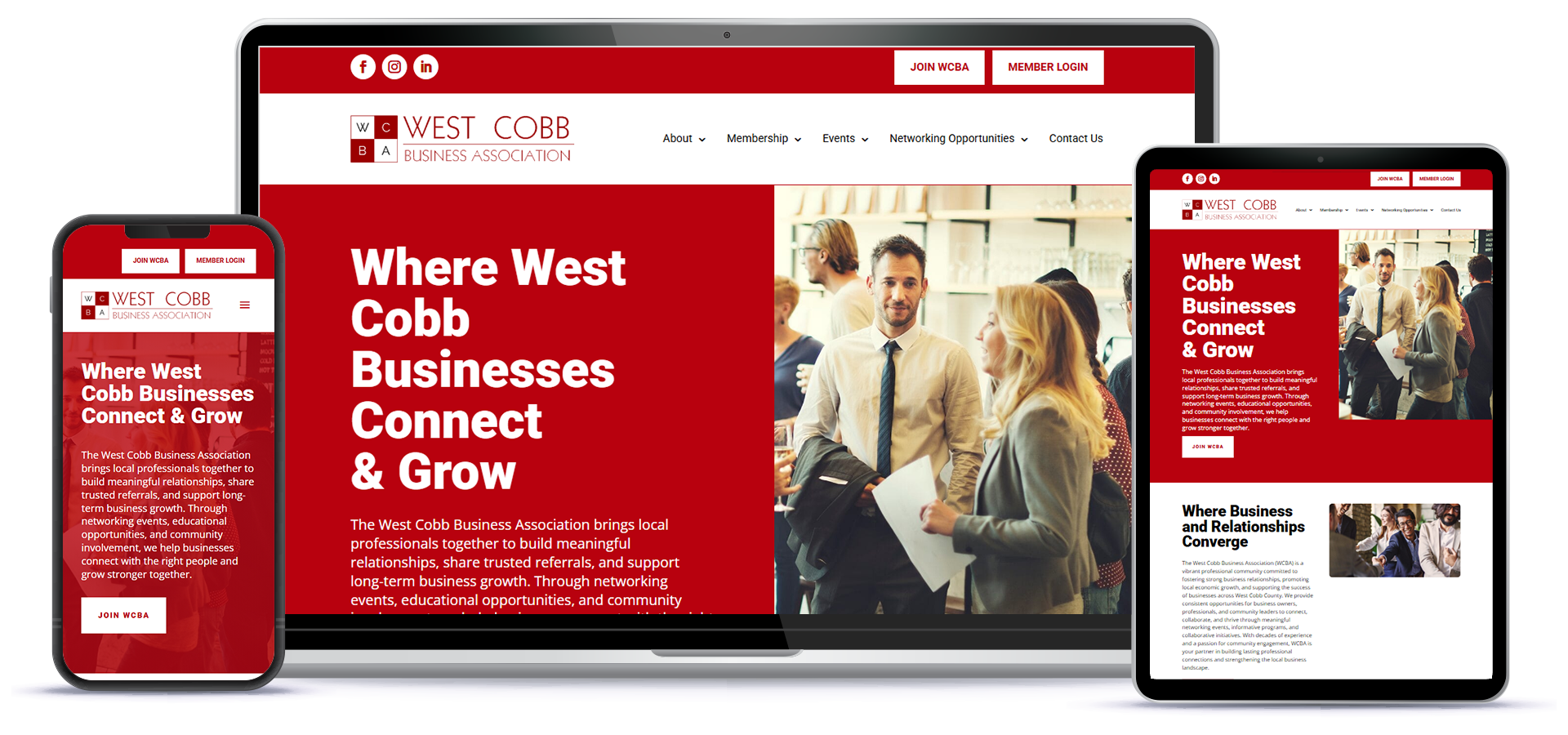 West Cobb Business Association Website Thumbnail